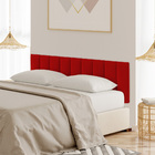 Cabeceira Estofada Módulo Para Cama Box Casal/Queen Vermelho