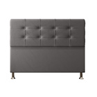 Cabeceira Estofada Naomi Queen 160 Cm Para Cama Box Suede Esc