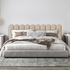 Cabeceira Estofada Nuvem Para Cama Box Casal/Queen Bege