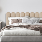 Cabeceira Estofada Nuvem Para Cama Box Casal/Queen Bege