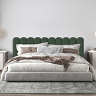 Cabeceira Estofada Nuvem Para Cama Box Casal/Queen Verde