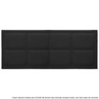 Cabeceira Estofada Painel Cinza Para Cama Box Casal Queen 160