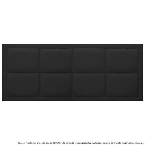 Cabeceira Estofada Painel Cinza Para Cama Box Casal Queen 160
