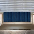 Cabeceira Estofada Painel Modulada Athenas Veludo Cama Box Ki