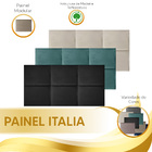 Cabeceira Estofada Painel Modulada Italia Veludo Cama Box Cas