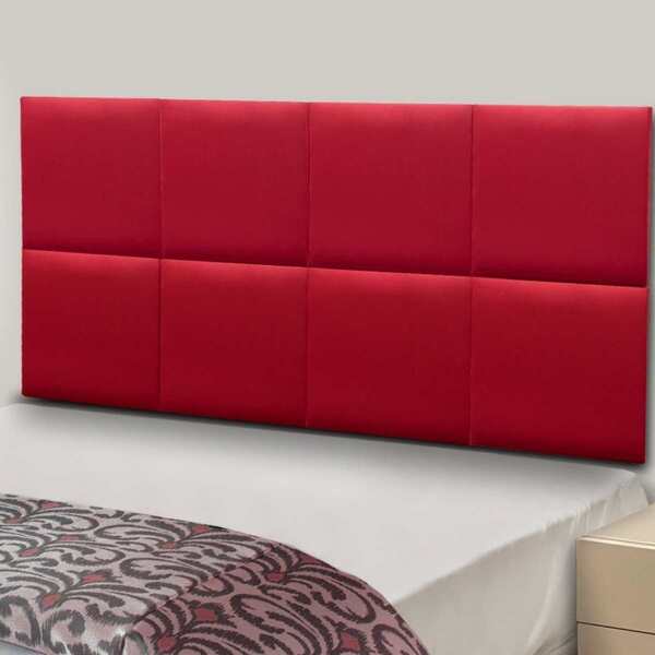 Cabeceira Estofada Painel Modulada Italia Veludo Cama Casal 1