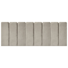 Cabeceira Estofada Painel Modulado Athenas Veludo Cama Box Qu