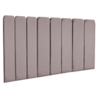 Cabeceira Estofada Painel Modulado Athenas Veludo Cama Box Qu