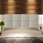 Cabeceira Estofada Painel Modulado Italia Veludo Cama Box Que