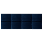 Cabeceira Estofada Painel Modulado Italia Veludo Cama Box Que