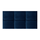 Cabeceira Estofada Painel Modulado Italia Veludo Cama Box Sol