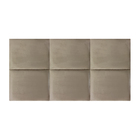 Cabeceira Estofada Painel Modulado Italia Veludo Cama Box Sol