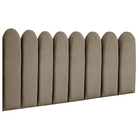 Cabeceira Estofada Painel Texas Modulado Veludo Cama Box Quee