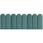 Cabeceira Estofada Painel Texas Modulado Veludo Cama Casal 14