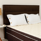 Cabeceira Estofada Para Cama Box Casal 114x142cm Swede Bf Col