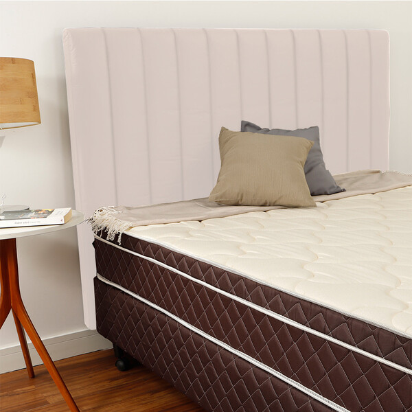Cabeceira Estofada Para Cama Box Casal 142cm Courvin Bf Colch