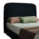 Cabeceira Estofada Para Cama Box Casal De 1,40m Suede Chicago