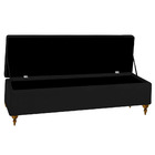 Cabeceira Estofada Para Cama Box Casal Quenn 158 Cm Luna Com