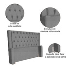 Cabeceira Estofada Para Cama Box Emma Suede Cores - Ds Estofa