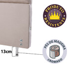 Cabeceira Estofada Para Cama Box King 127x197cm Swede Bf Colc