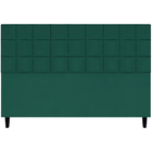 Cabeceira Estofada Para Cama Box King 195 Cm Florem Suede Cor