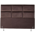 Cabeceira Estofada Para Cama Box Queen 127x162cm Veludo Bf Co