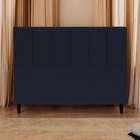 Cabeceira Estofada Para Cama Box Queen 160 Cm Classic Suede P