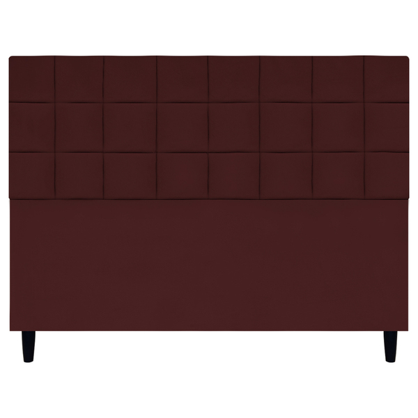 Cabeceira Estofada Para Cama Box Queen 160 Cm Florem Suede Bo