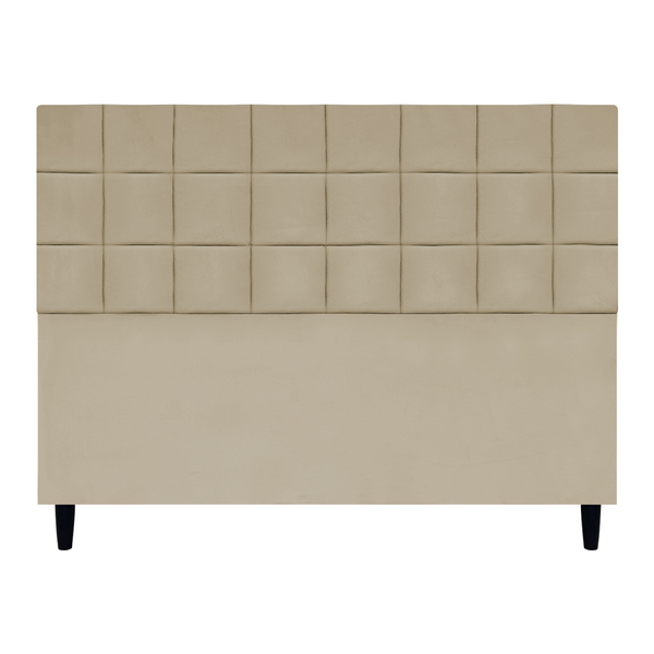 Cabeceira Estofada Para Cama Box Queen 160 Cm Florem Suede Nu