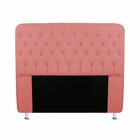 Cabeceira Estofada Para Cama Box Quenn 1,60 Cm Rose