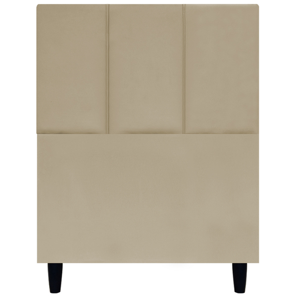 Cabeceira Estofada Para Cama Box Solteiro 90 Cm Classic Suede
