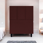 Cabeceira Estofada Para Cama Box Solteiro 90 Cm Classic Suede