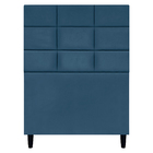 Cabeceira Estofada Para Cama Box Solteiro 90 Cm Florem Suede