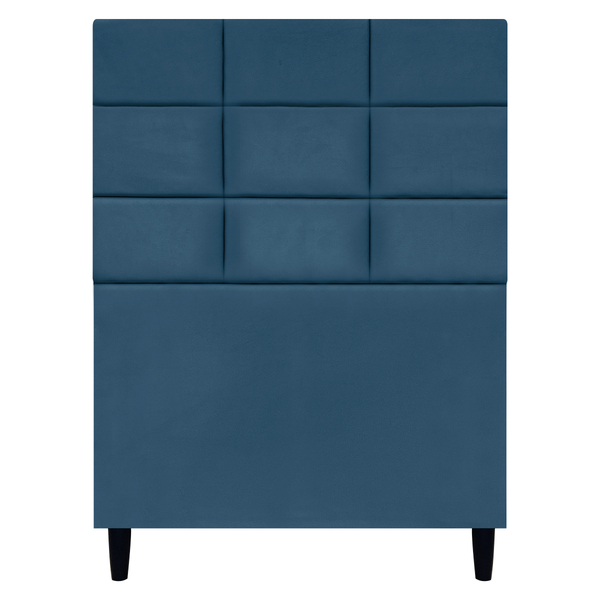 Cabeceira Estofada Para Cama Box Solteiro 90 Cm Florem Suede