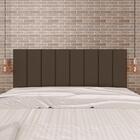 Cabeceira Estofada Para Cama Casal Dakota Marrom - Móveis Ara