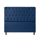 Cabeceira Estofada Para Cama Casal King 195cm Londres Veludo