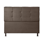 Cabeceira Estofada Para Cama Casal Queem 160 Cm Safira Suede