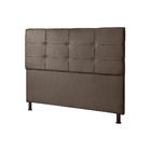 Cabeceira Estofada Para Cama Casal Queem 160 Cm Safira Suede