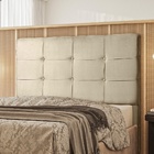 Cabeceira Estofada Para Cama Casal Queem 160 Cm Safira Suede