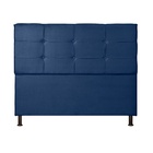 Cabeceira Estofada Para Cama Casal Queen 160cm Safira Veludo