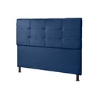 Cabeceira Estofada Para Cama Casal Queen 160cm Safira Veludo