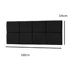 Cabeceira Estofada Para Cama Casal Queen Box 1,60 Bella - Pre