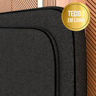 Cabeceira Estofada Para Cama Queen Miami Linho Grafite - M. A