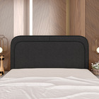 Cabeceira Estofada Para Cama Queen Miami Linho Grafite - M. A