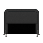 Cabeceira Estofada Para Cama Queen Miami Linho Grafite - M. A