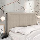 Cabeceira Estofada Para Cama Queen Sevilla Bege - M. Arapongas