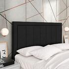 Cabeceira Estofada Para Cama Queen Sevilla Preto- M. Arapongas