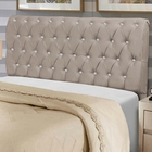 Cabeceira Estofada Paris 90cm Solteiro Strass Courino Bege -