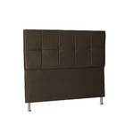 Cabeceira Estofada Petra Casal 140 Cm Para Cama Box Suede Mar