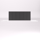 Cabeceira Estofada Preto - Maceió + Bancada - Casal - Box